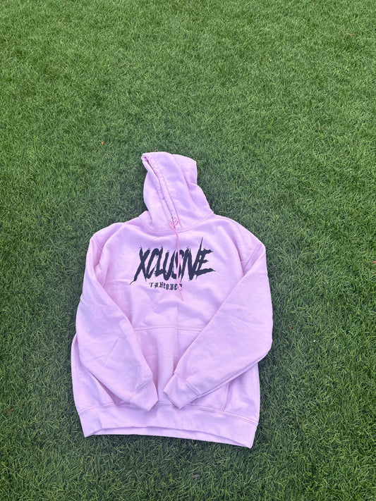 “XCLUSIVE TAKEOVER” Hoodie Pink & Black